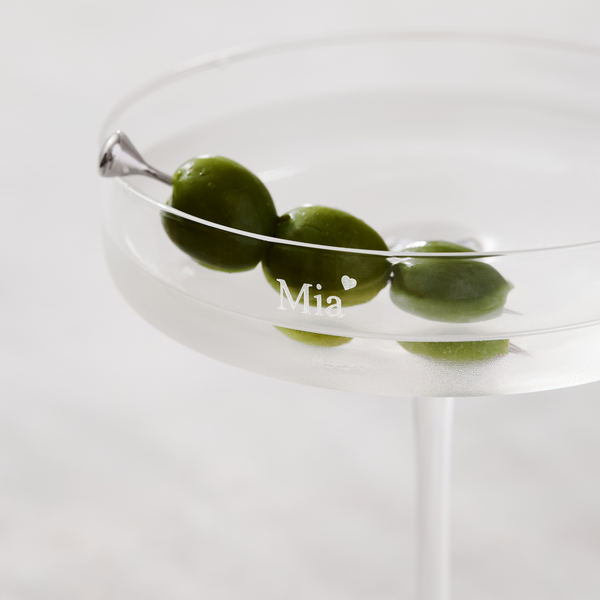 Personalised Single Coupe Glass