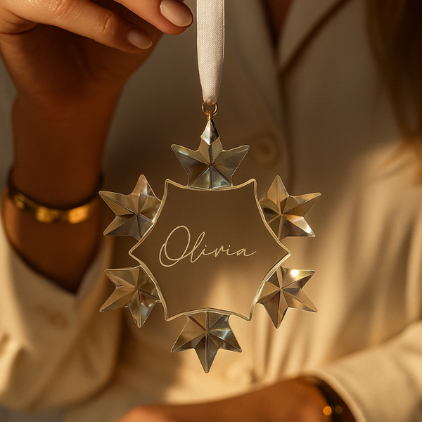 Personalised Snowflake Crystal