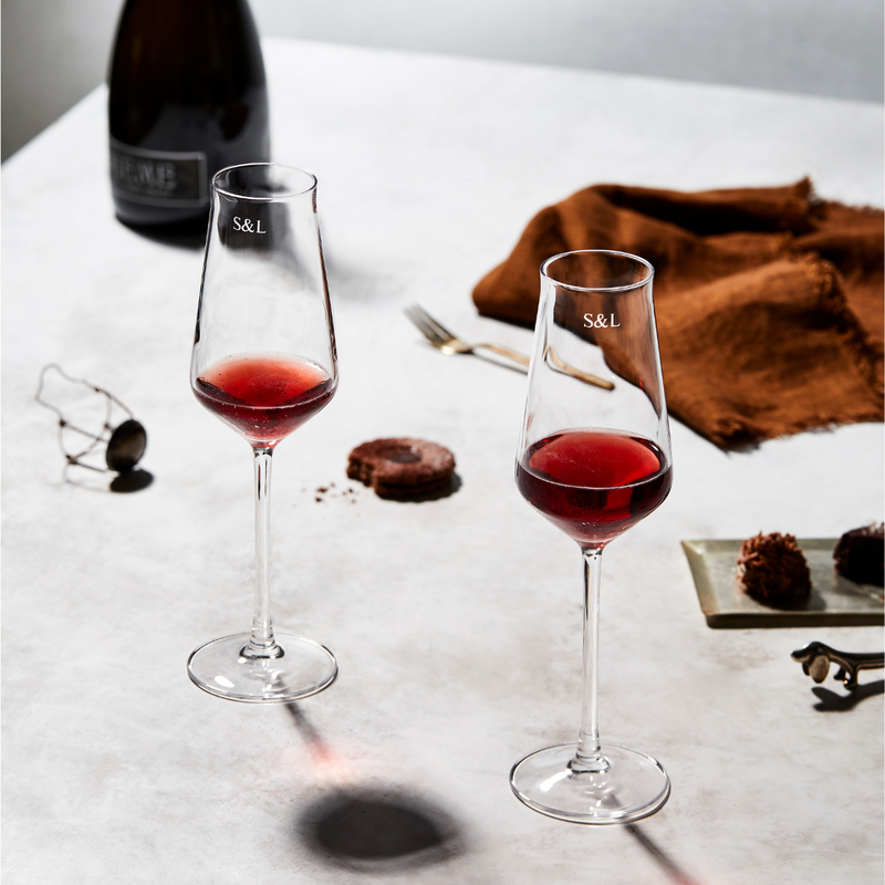 Champagne Set with Date